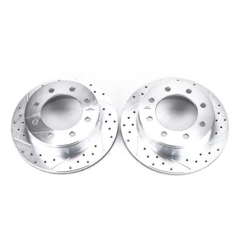 Power Stop AR8644XPR Rear Evolution Drilled & Slotted Rotor Pair