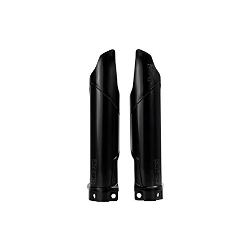 Acerbis 2374060001 Lower Fork Guards, Black