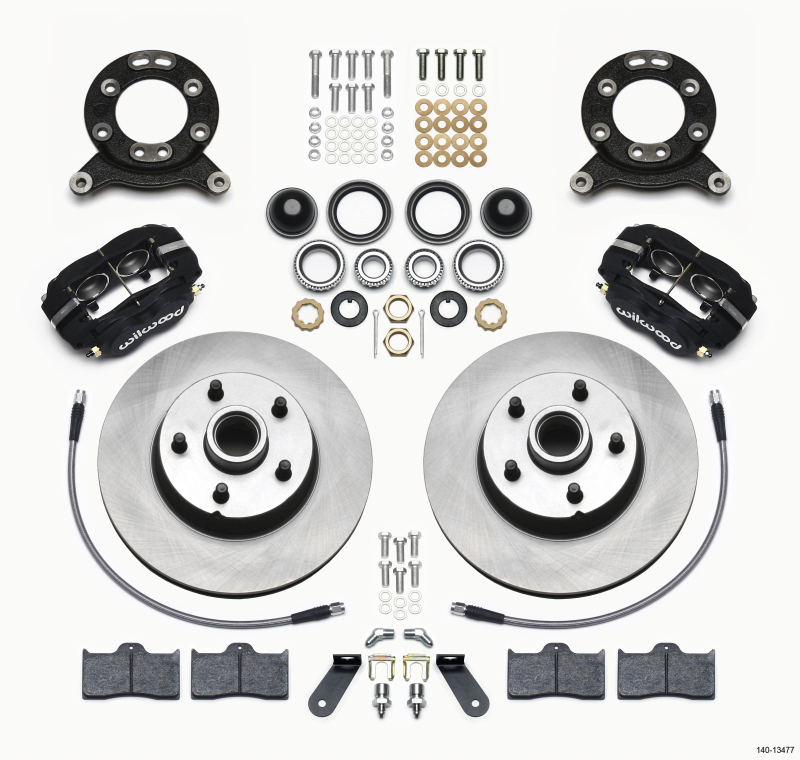 Wilwood 140-13477 Classic Series Dynalite Front Disc Brake Kit, 11 In.