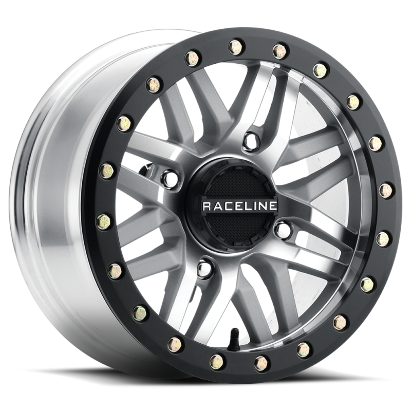 Raceline A91MA-47056+10 Ryno Beadlock Wheel 14×7 5+2 Offset 4/156 Black