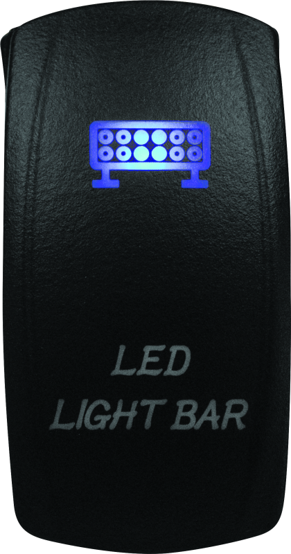 DragonFire Racing 521383 Lighted Switch LED Light Bar On/Off Blue