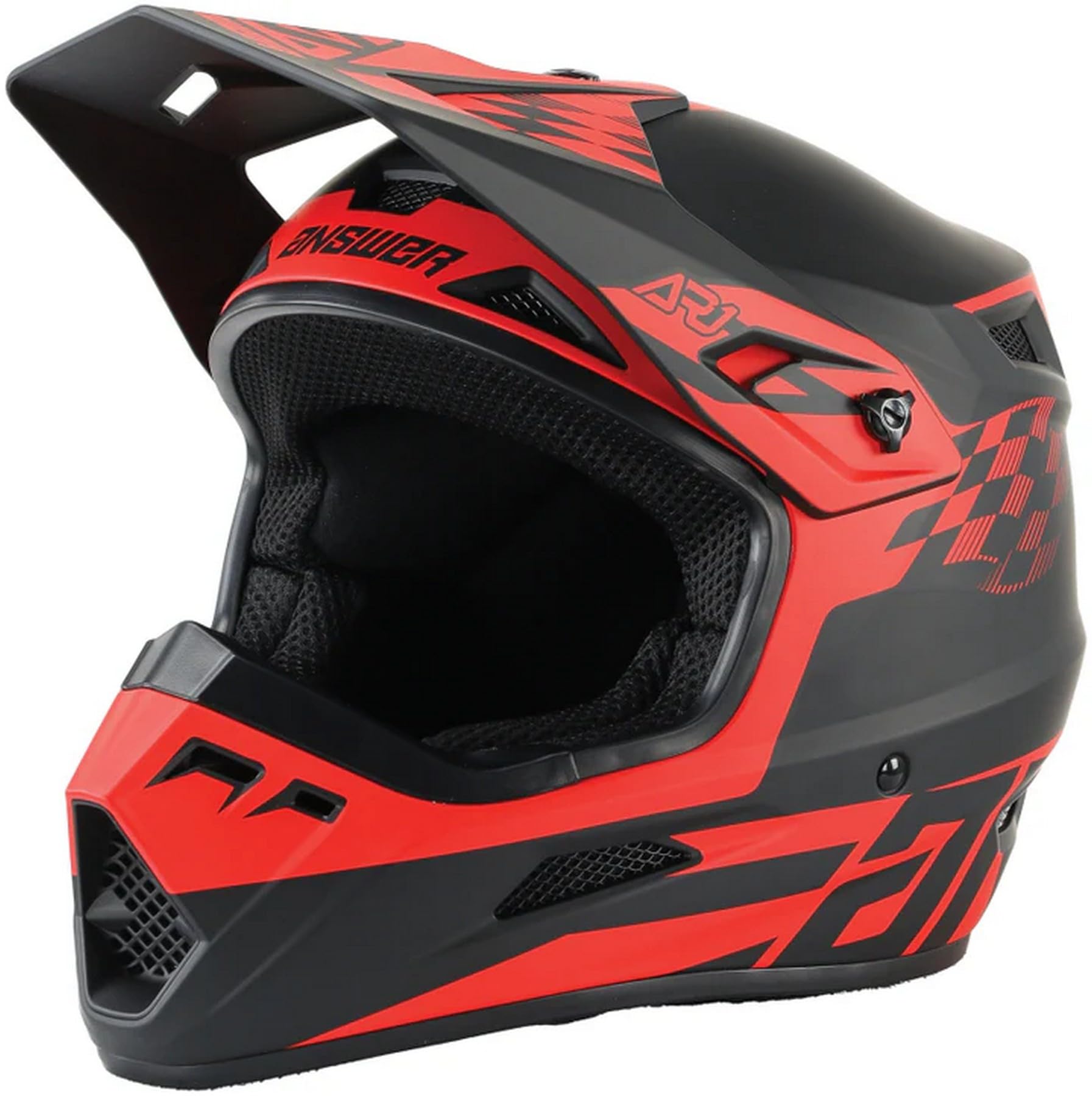 Answer 442928 AR1 Sweep Helmet Black/Red Youth Medium